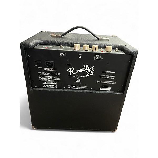 Used Fender Rumble 25 25W 1x8 Bass Combo Amp