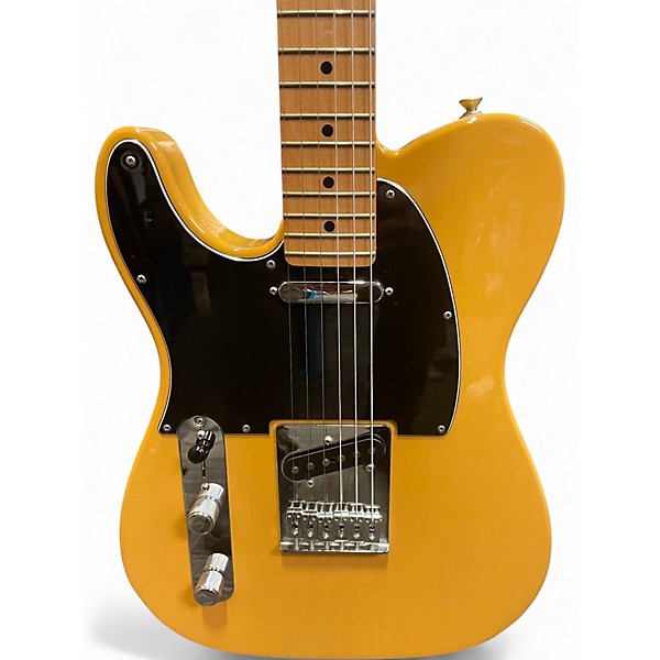 Used 2020 Fender Player Telecaster Left Handed Butterscotch Blonde Solid Body Electric Guitar