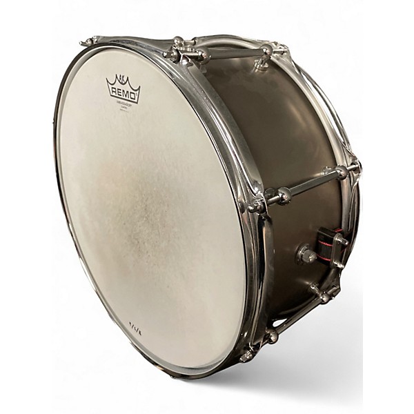Used 2012 Dunnett 6.5X14 Classic Titanium Snare Titanium Drum