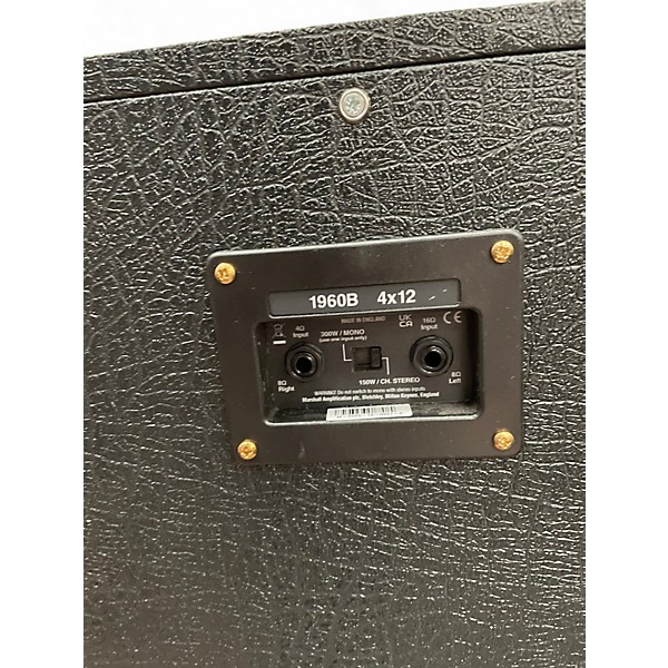 Used Marshall 1960B 4x12 300W Stereo Straight Guitar Cabinet