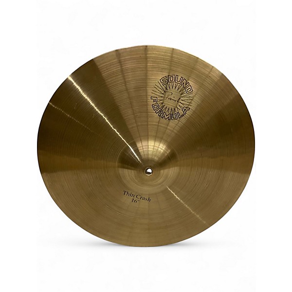 Used Paiste 16in SOUND FORMULA THIN CRASH H Cymbal