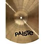 Used Paiste 16in SOUND FORMULA THIN CRASH H Cymbal