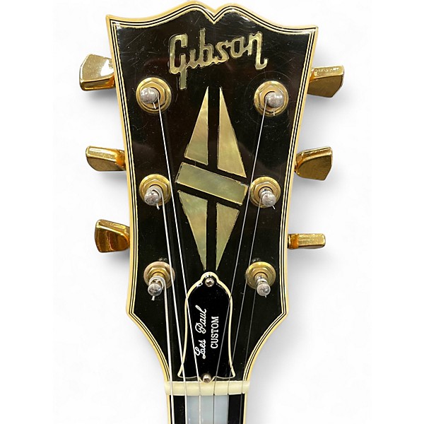 Vintage 1977 Gibson Les Paul Custom Natural Solid Body Electric Guitar
