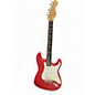 Vintage 1980s Fender STRAT RED Solid Body Electric Guitar thumbnail