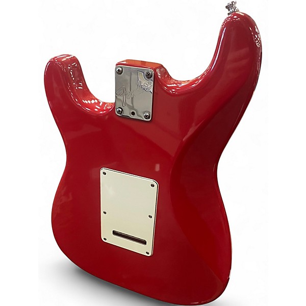 Vintage 1980s Fender STRAT RED Solid Body Electric Guitar