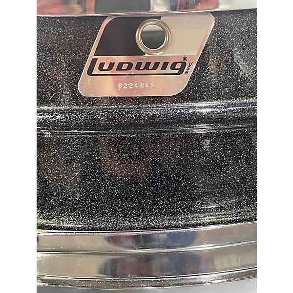 Used Ludwig 5X14 Acrolite Snare Black Pearl Drum