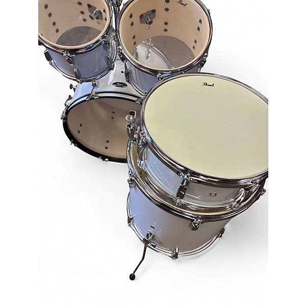 Used Pearl 5 Piece ROADSHOW Pearl White Drum Kit