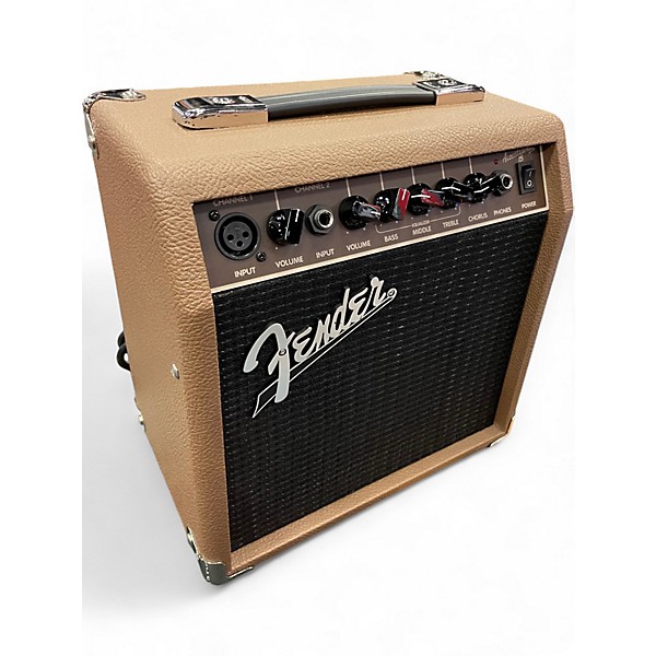 Used Fender Acoustasonic 15 Acoustic Guitar Combo Amp