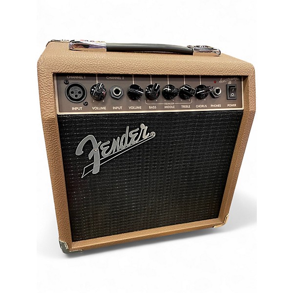 Used Fender Acoustasonic 15 Acoustic Guitar Combo Amp