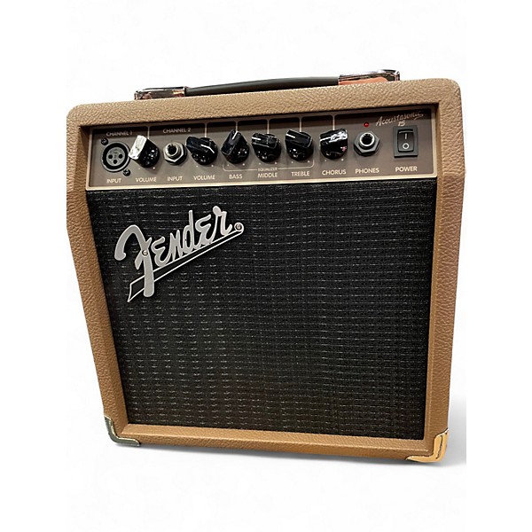 Used Fender Acoustasonic 15 Acoustic Guitar Combo Amp