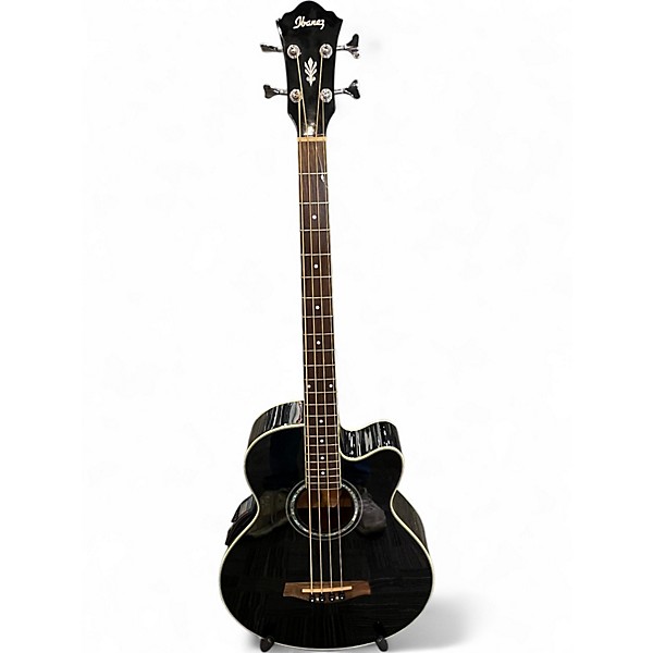 Used Ibanez AEB10E Black Acoustic Guitar