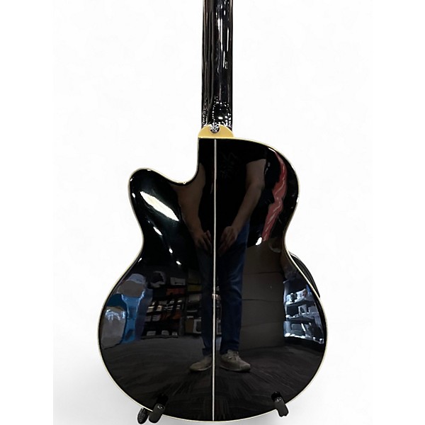 Used Ibanez AEB10E Black Acoustic Guitar