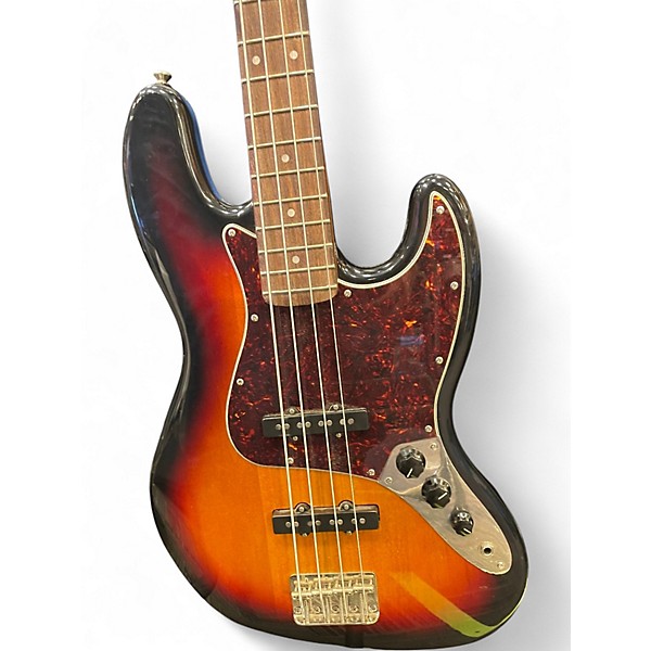 Used Squier Classic Vibe 1960S Jazz Bass 2 Color Sunburst Electric Bass Guitar