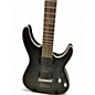 Used Schecter Guitar Research C1 Platinum Trans Black Solid Body Electric Guitar