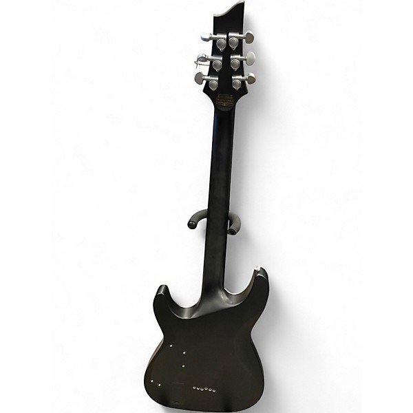 Used Schecter Guitar Research C1 Platinum Trans Black Solid Body Electric Guitar