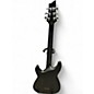 Used Schecter Guitar Research C1 Platinum Trans Black Solid Body Electric Guitar
