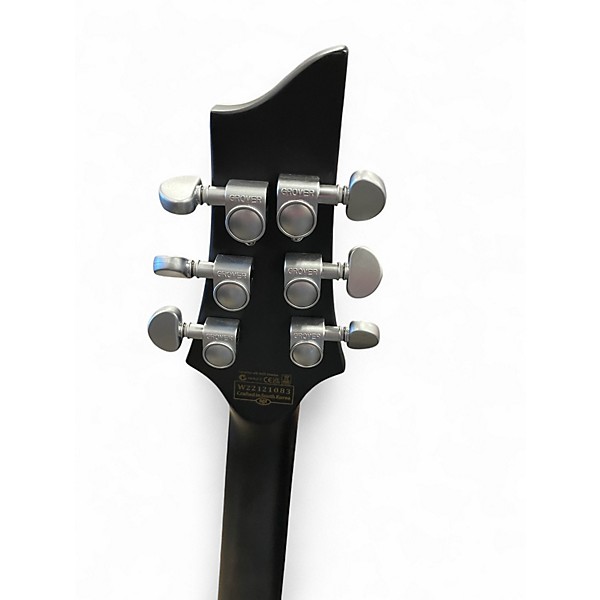 Used Schecter Guitar Research C1 Platinum Trans Black Solid Body Electric Guitar