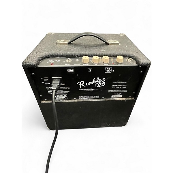 Used Fender Rumble 25 25W 1x10 Bass Combo Amp