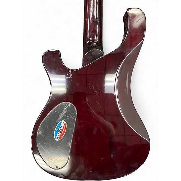 Used Schecter Guitar Research 004 BASS Trans Red Electric Bass Guitar