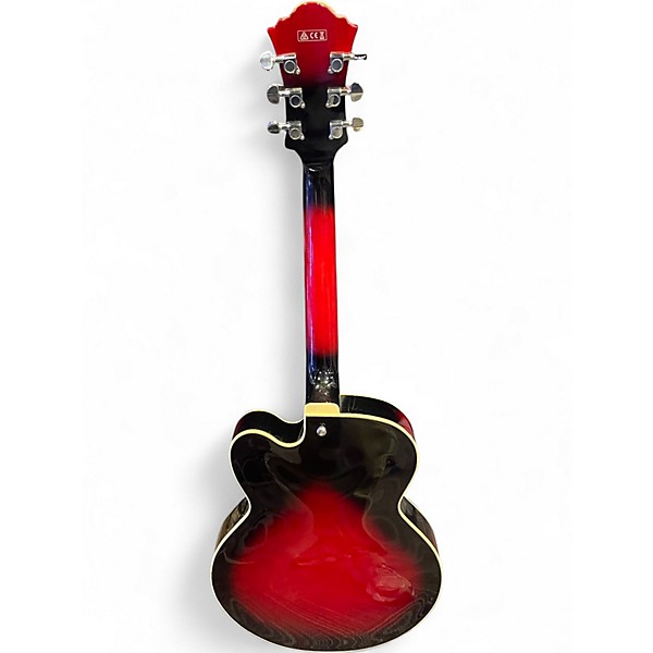 Used Ibanez AFS75T Artcore TRANSPARENT RED Hollow Body Electric Guitar