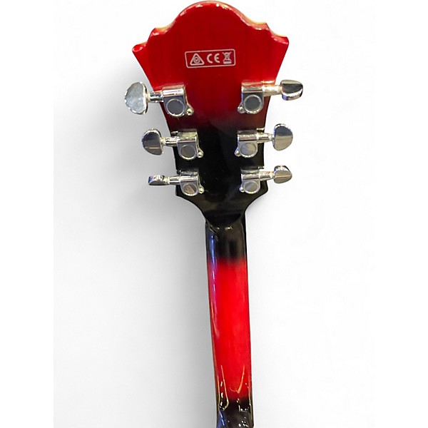 Used Ibanez AFS75T Artcore TRANSPARENT RED Hollow Body Electric Guitar