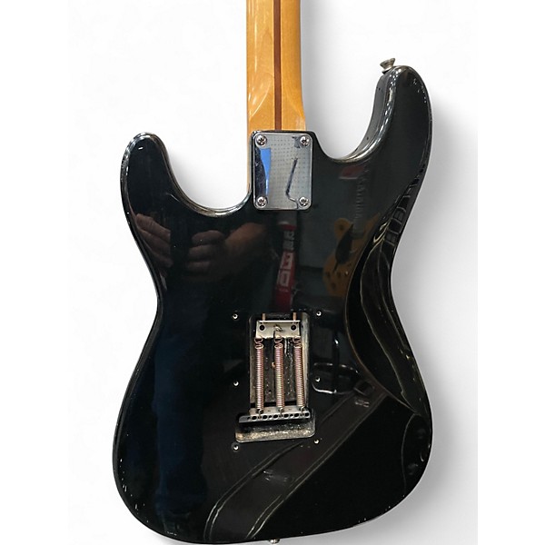 Used Fender Player Stratocaster HSS Metallic Black Solid Body Electric Guitar