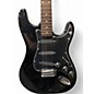 Used Starcaster by Fender Stratocaster Black Solid Body Electric Guitar