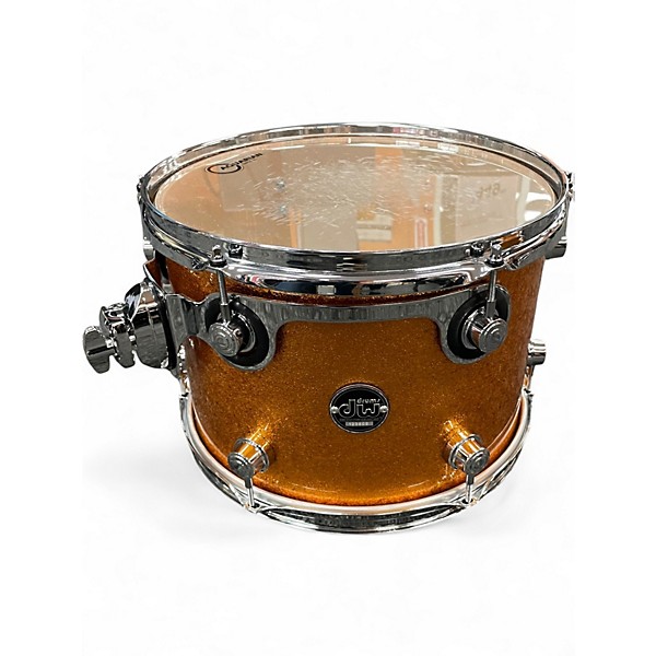 Used DW 4 Piece Performance Series GOLD SPARKLE Drum Kit