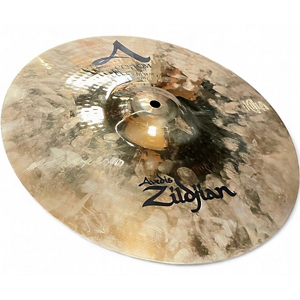 Used Zildjian 14in A Custom Hi Hat Pair Cymbal