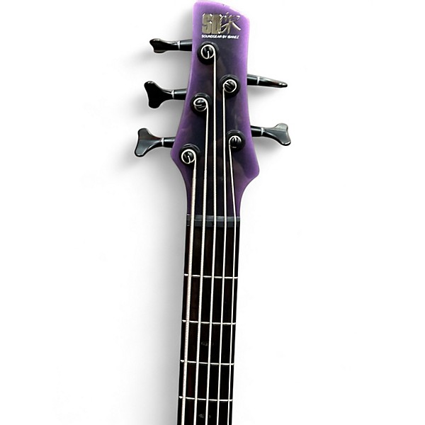 Used Ibanez SR505E AROURA BUSRT Electric Bass Guitar