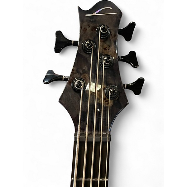 Used Legator Helio 5 BLACK BURL Electric Bass Guitar