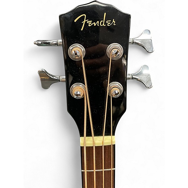 Used Fender CB60SCE Black Acoustic Bass Guitar