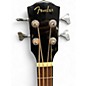 Used Fender CB60SCE Black Acoustic Bass Guitar