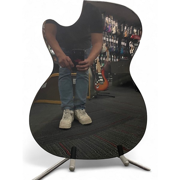 Used Fender CB60SCE Black Acoustic Bass Guitar