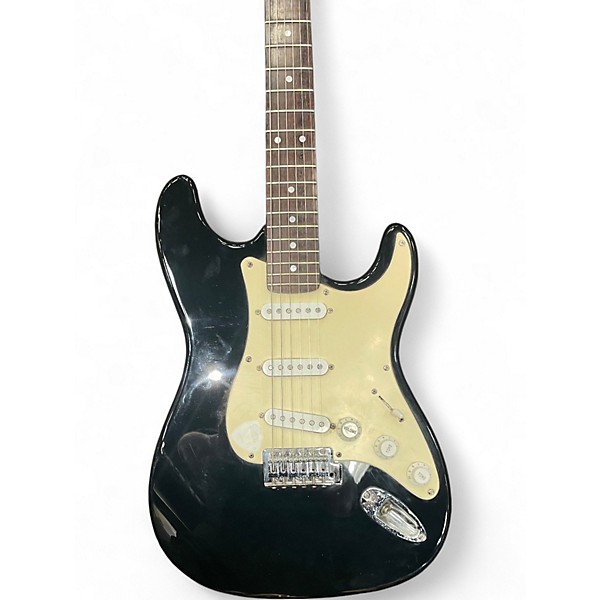 Used Squier Bullet Stratocaster Black Solid Body Electric Guitar