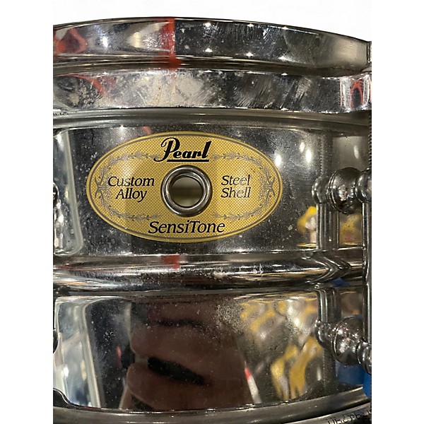 Used Pearl 14X5 Sensitone Snare Chrome Drum
