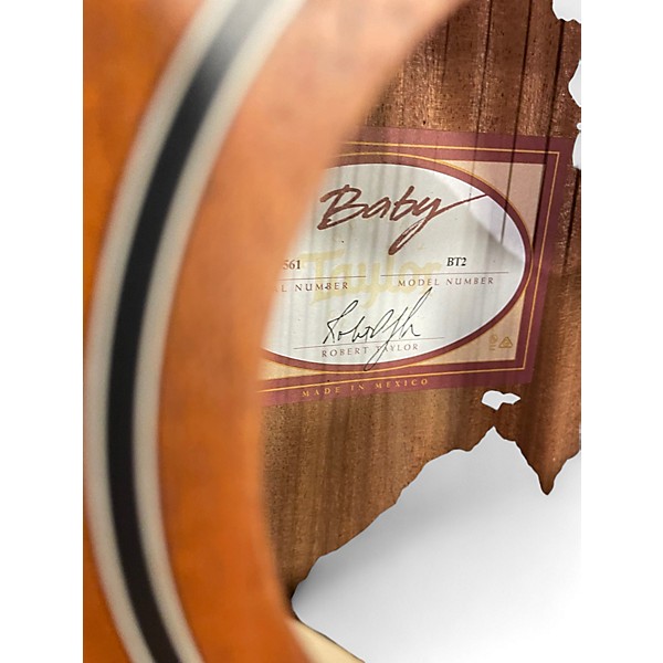 Used Taylor BT2 Baby Left Handed Natural Acoustic Guitar