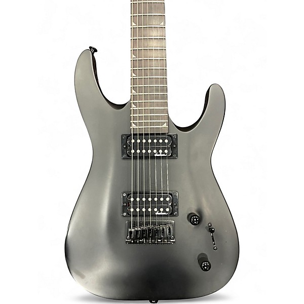 Used Jackson JS22-7 Dinky 7 String Black Solid Body Electric Guitar