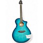 Used Breedlove DISCOVERY S CONCERT DN CE HB Blue Acoustic Electric Guitar thumbnail