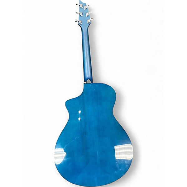 Used Breedlove DISCOVERY S CONCERT DN CE HB Blue Acoustic Electric Guitar