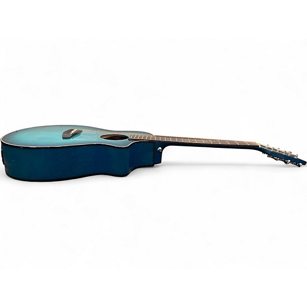 Used Breedlove DISCOVERY S CONCERT DN CE HB Blue Acoustic Electric Guitar