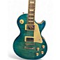 Used 2025 Epiphone Les Paul Standard '60s Quilt Top Limited-Edition Trans Blue Solid Body Electric Guitar