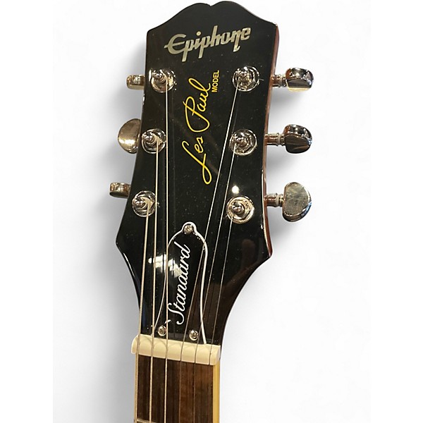 Used 2025 Epiphone Les Paul Standard '60s Quilt Top Limited-Edition Trans Blue Solid Body Electric Guitar
