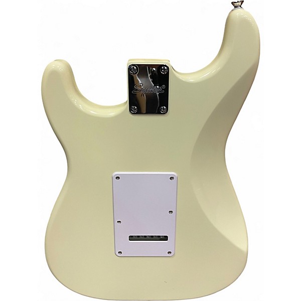 Used 2023 Squier Affinity Stratocaster Cream Solid Body Electric Guitar