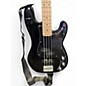 Used Squier Precision Bass Black Electric Bass Guitar