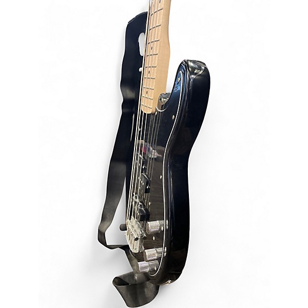 Used Squier Precision Bass Black Electric Bass Guitar