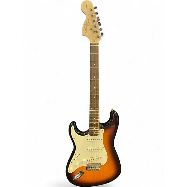 Used Squier Affinity Stratocaster 2 Color Sunburst Solid Body Electric Guitar