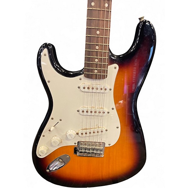 Used Squier Affinity Stratocaster 2 Color Sunburst Solid Body Electric Guitar