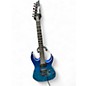 Used Ibanez GRG120QASP BLUE Solid Body Electric Guitar thumbnail