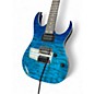Used Ibanez GRG120QASP BLUE Solid Body Electric Guitar